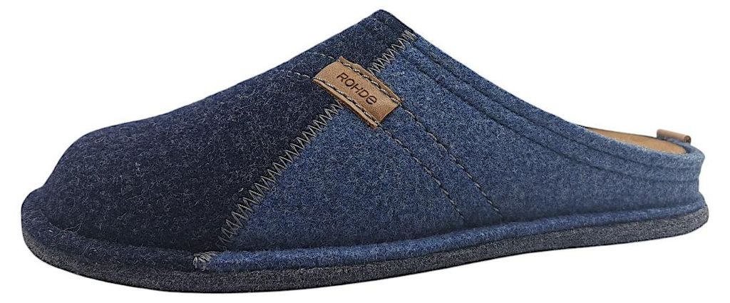 Scarpe da uomo Rohde Lucca, pantofole, colore blu, per Immagine del prodotto 
