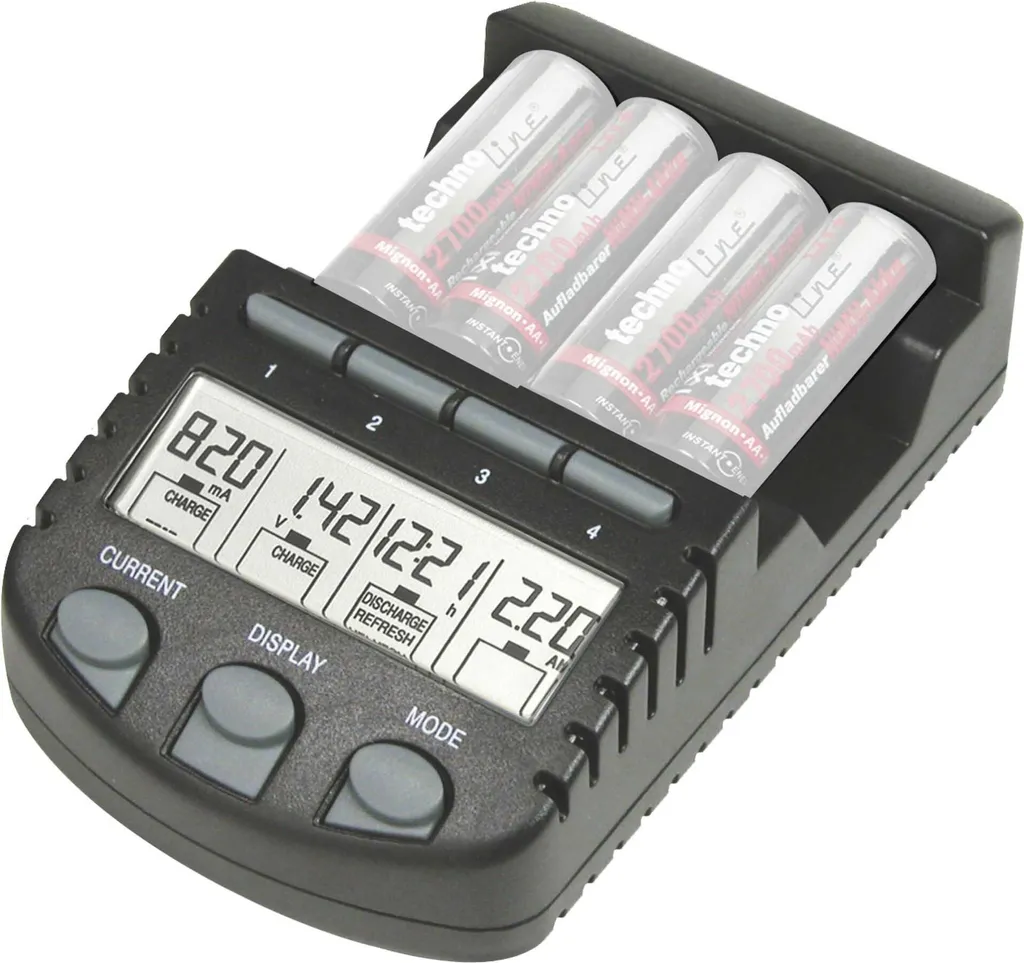 Technoline BC 700 Chargeur NiMH intelligent pour sauver vos piles usées