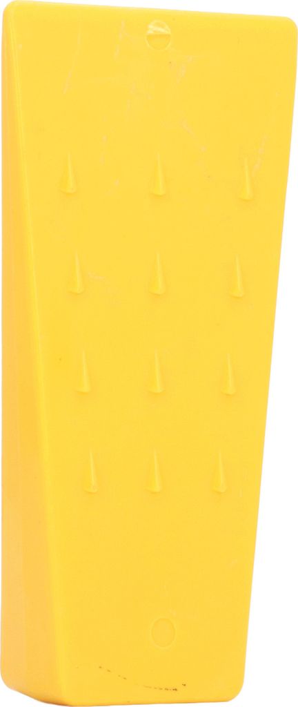 Fällkeil 5,5 Zoll hohe Schlagfestigkeit Holz Spaltung Baum Schneiden Keil Garten Logging Tool gelb