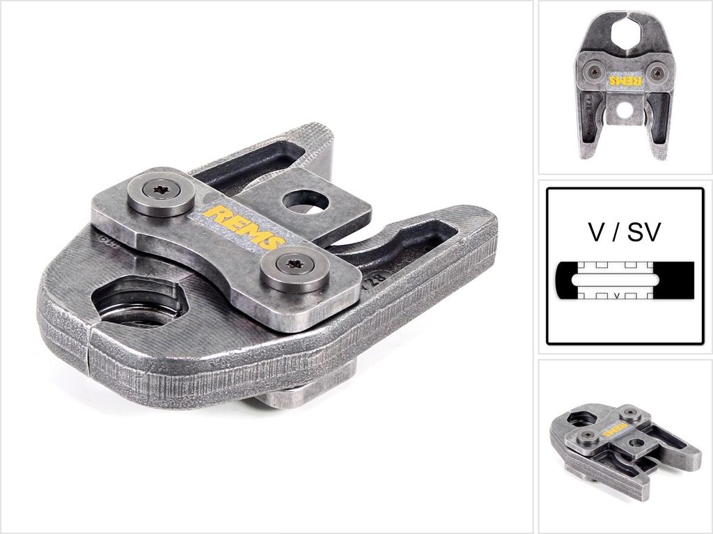 Rems Preßzange V28 2 schwenkbare Monoblock Pressbacken Immagine del prodotto 