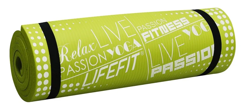 Tapis de yoga épais LIFEFIT® EXKLUZIV PLUS fini les douleurs aux genoux