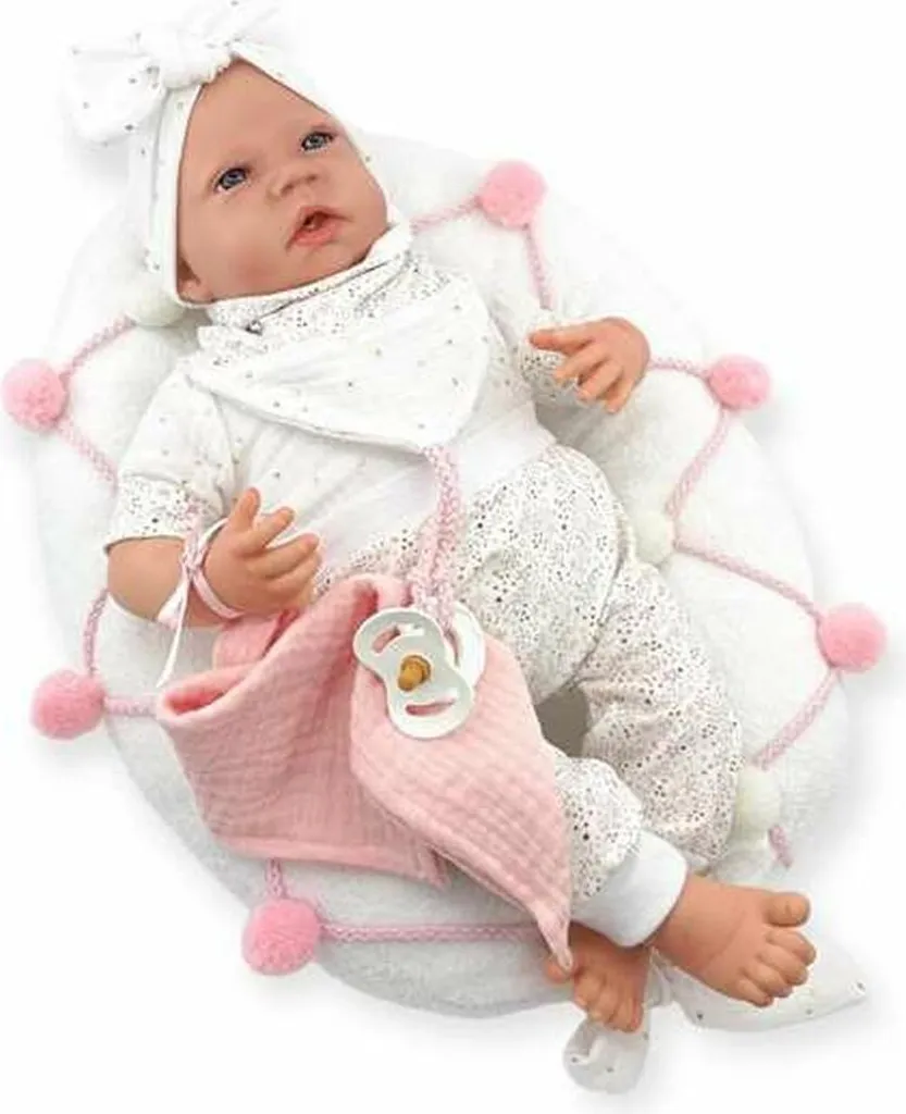 Poupée bébé Berjuan 18301-24 grand poupon de 50 cm durable