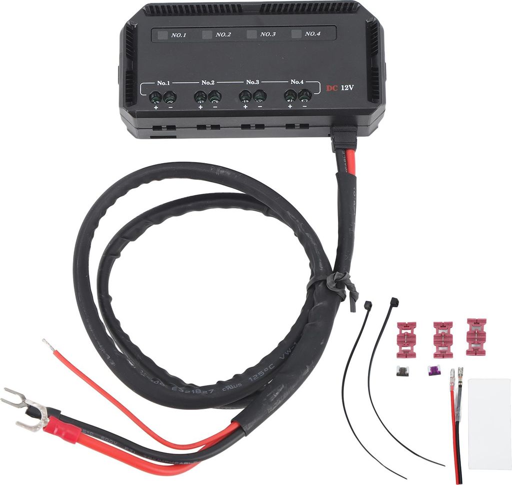 12V Motorrad Sicherungsblock Universal 20A und Relay Box Kit mit LED -Anzeige Licht für Auto