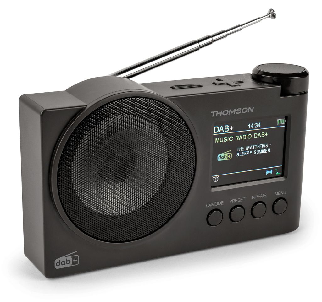 Thomson RT400DABBTBK Black Digitales Radio DAB + Produktbild 