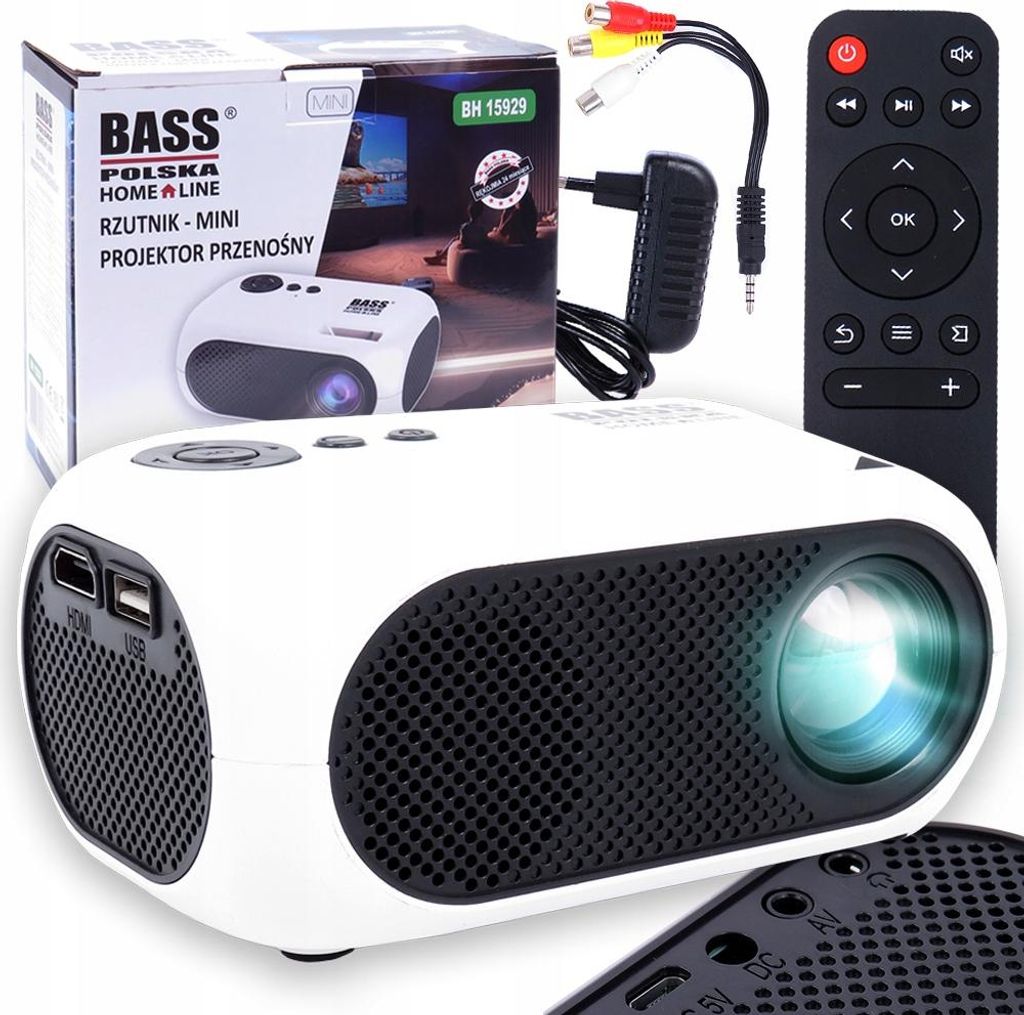 Mini Full Hd 1920X1080 2500Lm Plug&Play Led Mobile Projektor 13-100 Zoll
