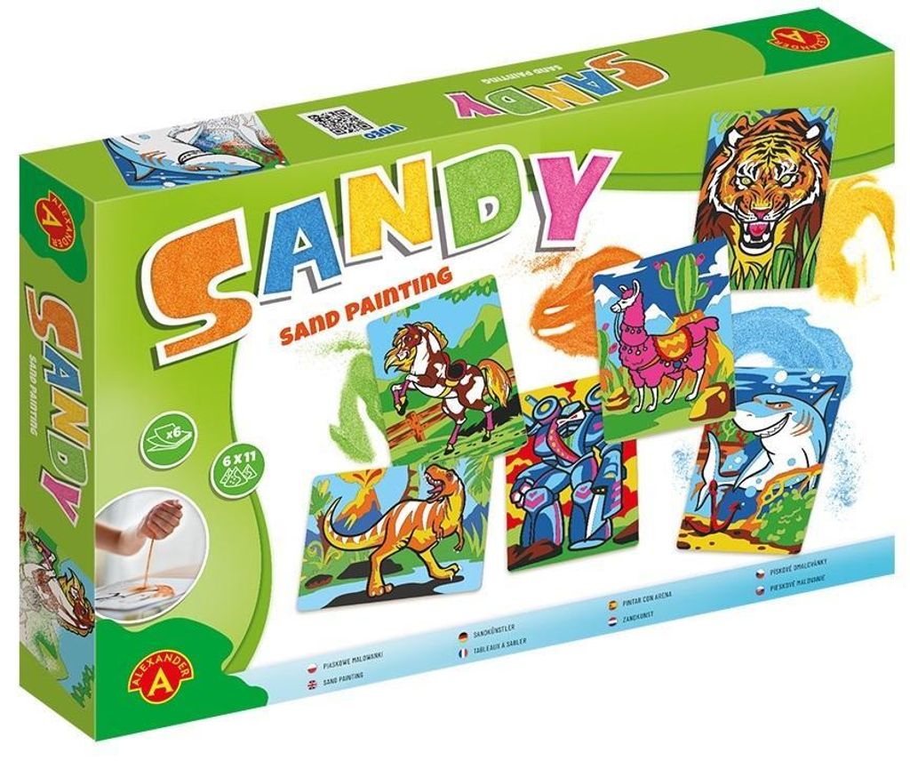 Libri da colorare con sabbia Sandy 6 in 1 SET 1 Immagine del prodotto 