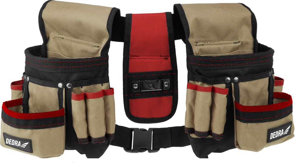 Werkzeuggürtel 1-teilig, 20x10x30cm, 8 Taschen