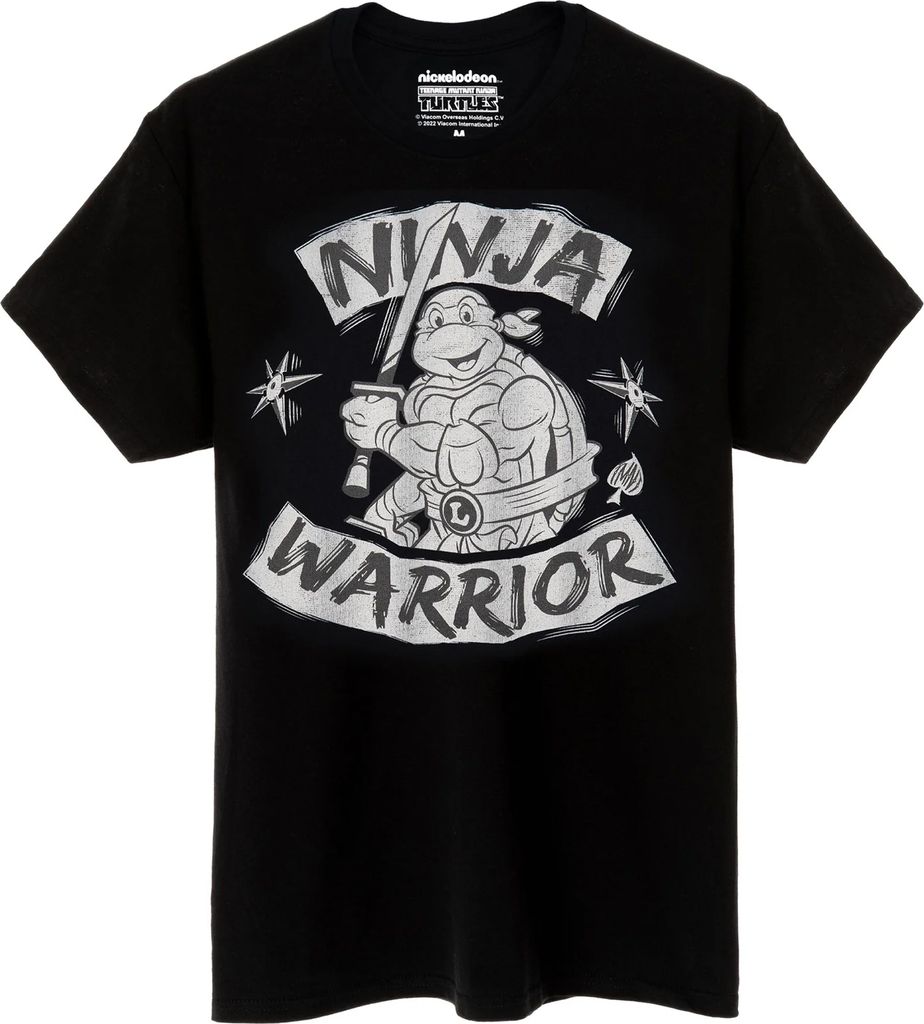 TMNT - "Ninja Warrior" T-Shirt für Herren NS7760 (XXL) (Schwarz)