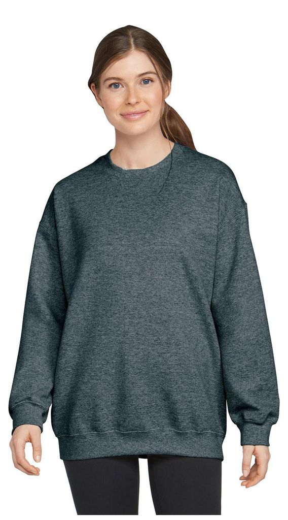 Gildan - "Softstyle" Fleece-Oberteil Mittelschwer für Herren/Damen Uni LT603 (M) (Grau meliert)