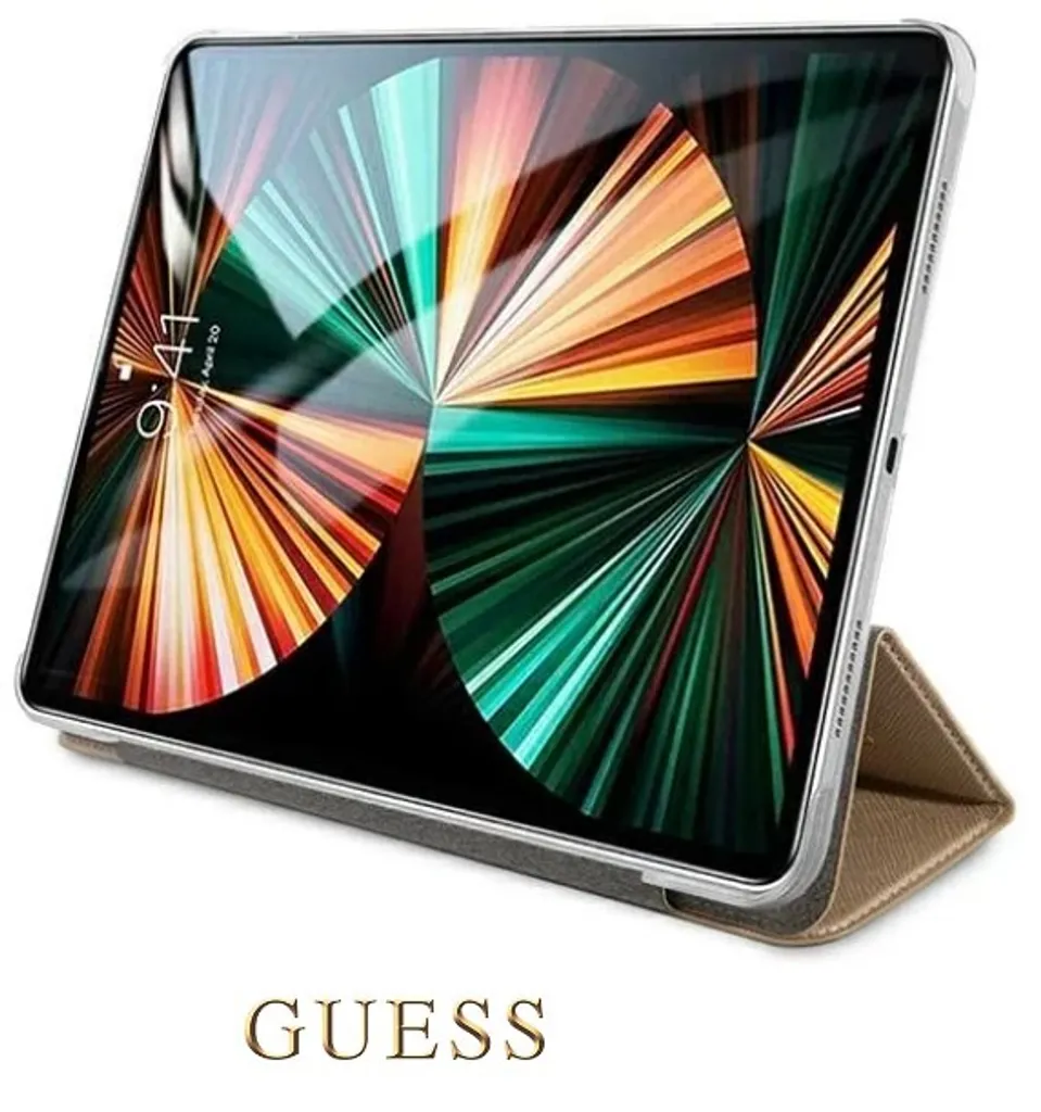 Guess Saffiano Gold Case iPad 12.9 2021 - Must-Have Glamour - 15