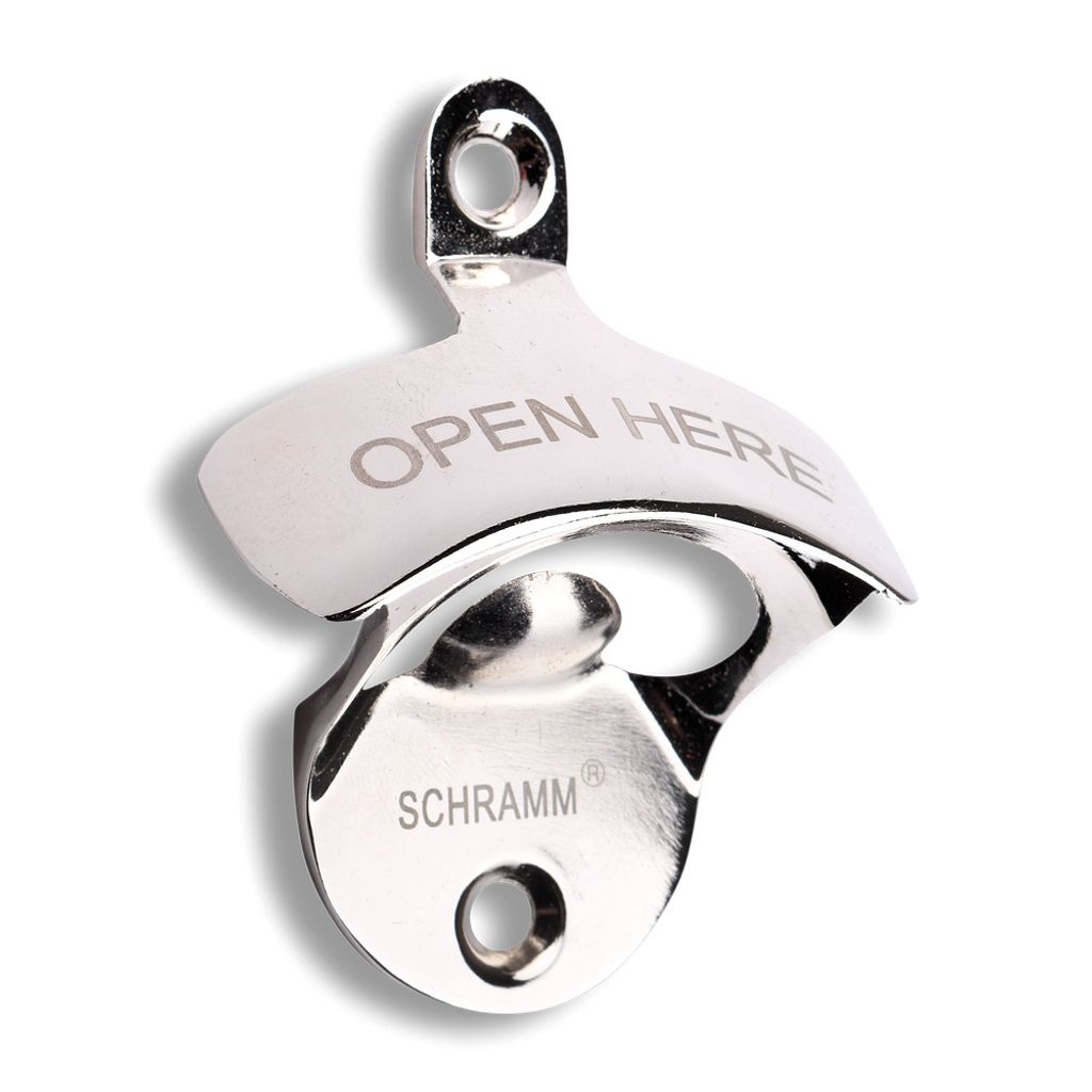 Schramm Flaschenöffner Wandhalterung Bier Flaschen Wand Halterung Öffner Wandflaschenöffner Bier Soda Öffner einhändig