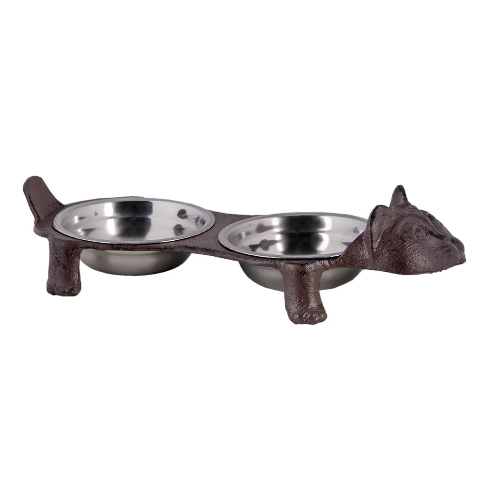 Chien de crèche Chat en Fer pour Décoration de Buffet et Bibliothèque - 3