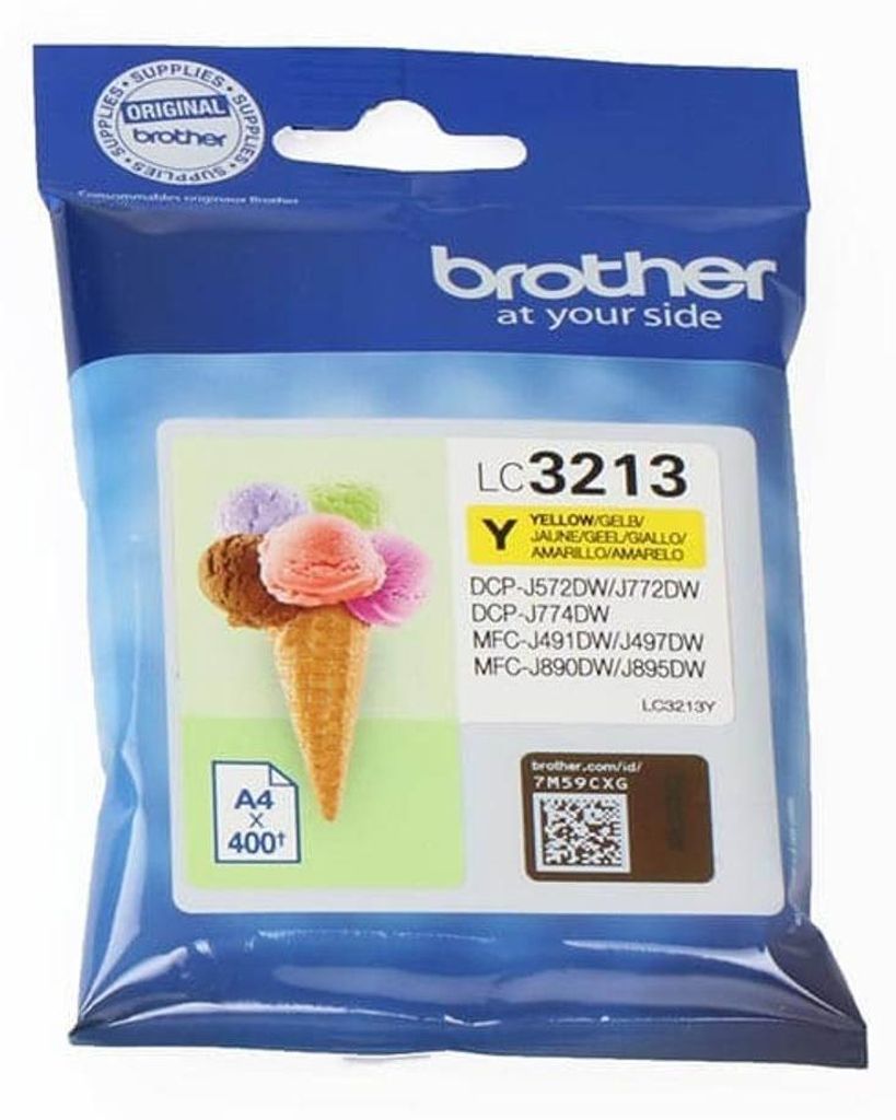 Brother LC3213Y, Hohe (XL-) Ausbeute, Gelb, Tinte auf Produktbild 