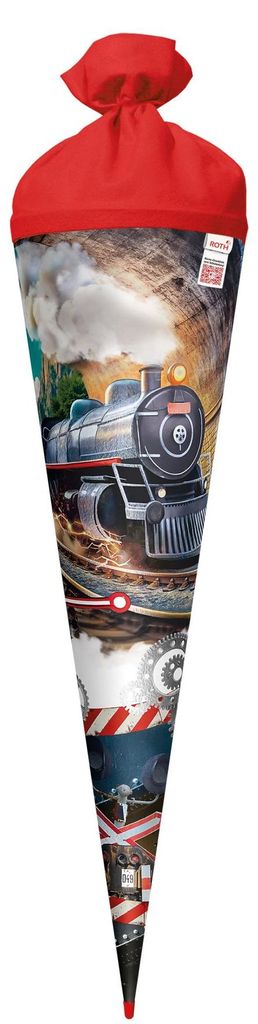Červená školská taška Parný rušeň 70 cm Obrázok produktu 