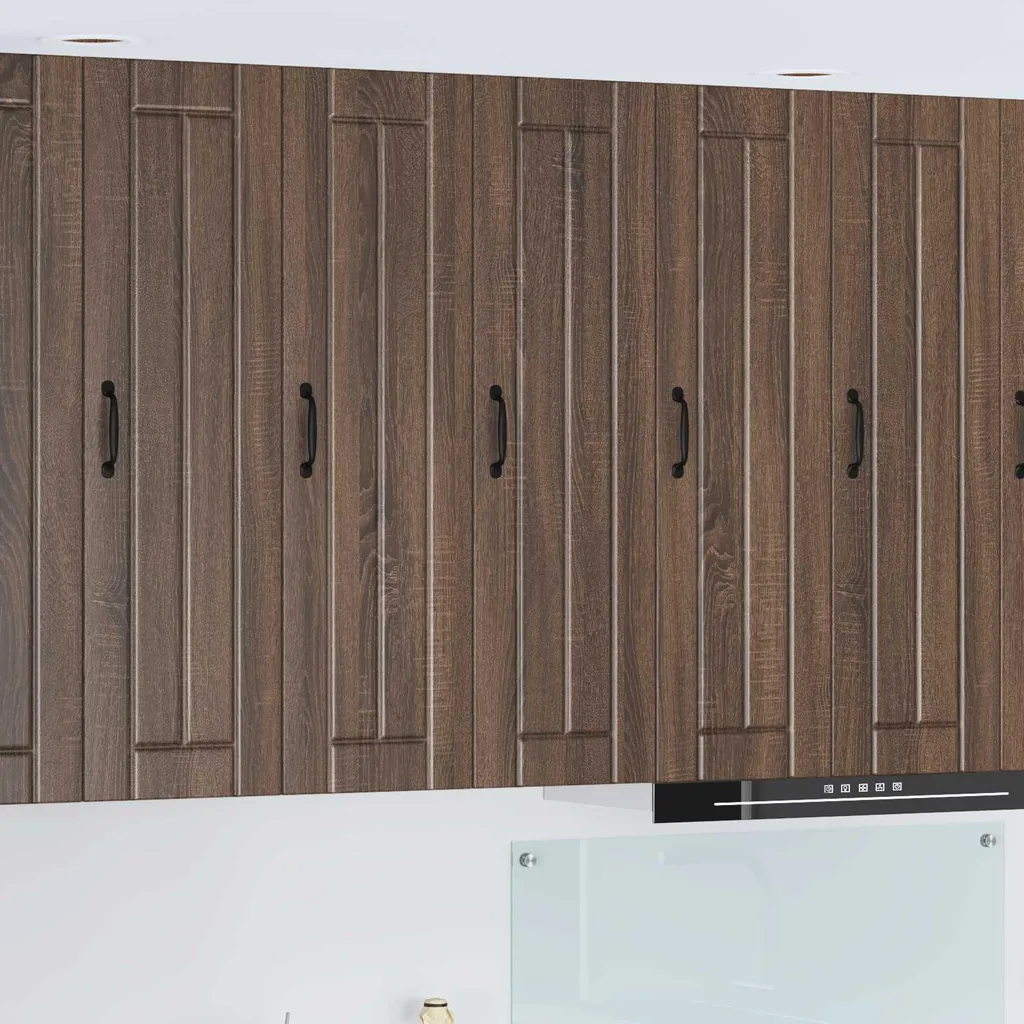 Mobiletto Loft 30x100 cm Rovere Scuro | Storage Cucina Slim vidaXL - 2