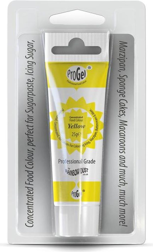 Rainbow Dust ProGel, Gel, Žlutá, Umělé potravinářské Obrázek produktu 