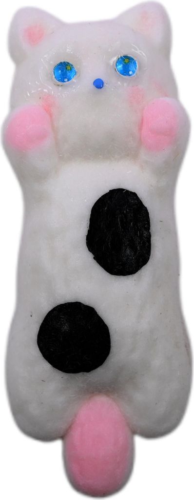 Anti Stress Spielzeug Katze Weiß - Squishy Squeeze Toy Kinder Entspannung Knetball Geschenk