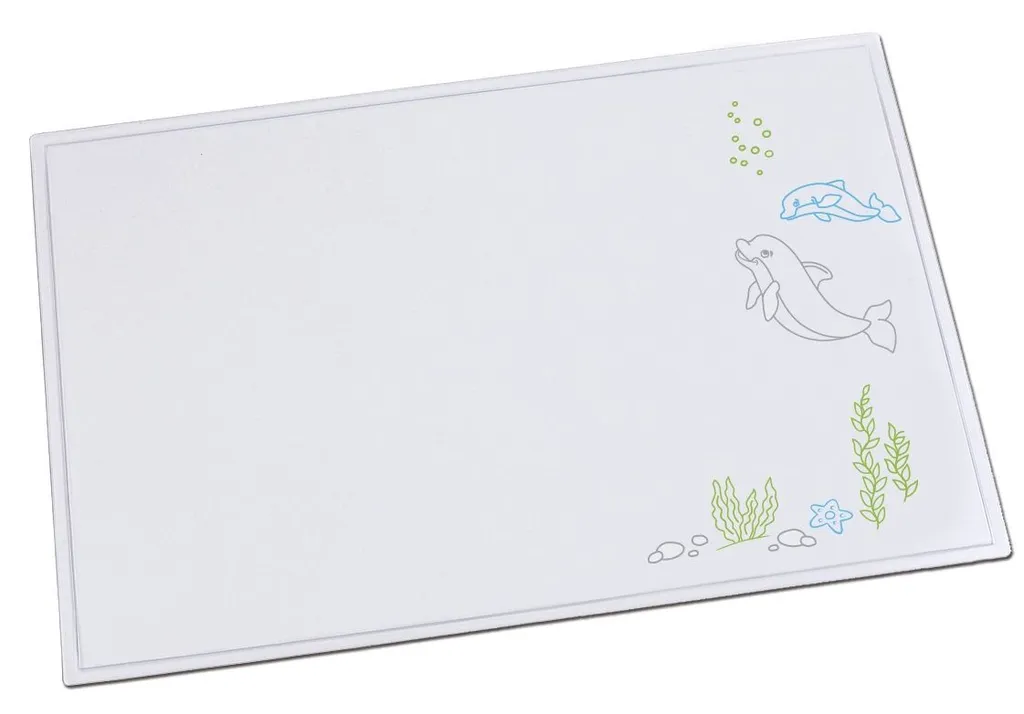Sous-main bureau pour garçon et fille Läufer 43614 Dauphin lavable