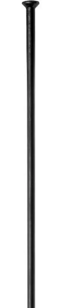 Rayon de vélo aérodynamique DT Swiss Aero Comp Straightpull noir 300 mm