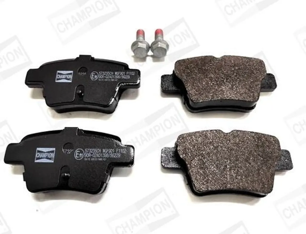 Freinage silencieux : plaquettes de frein Champion 573235CH pour Peugeot 207