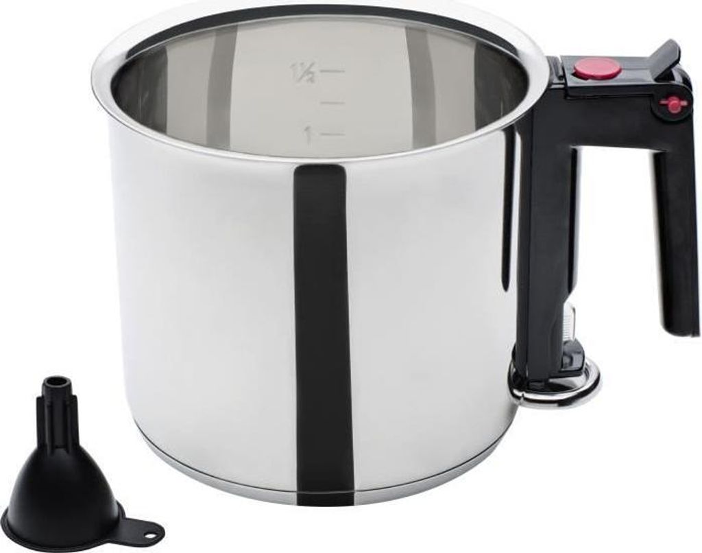 Bain-Marie GSW, 16 cm, 1,5 L, Doppelwandig, Edelstahl, Induktionsgeeignet