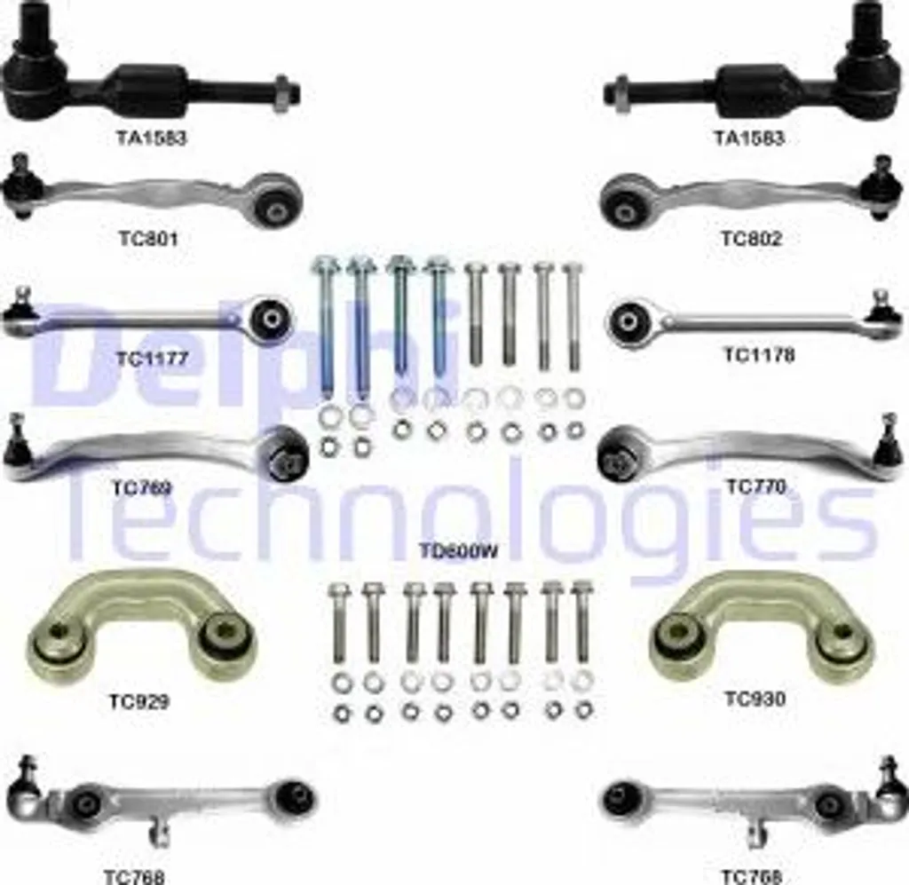Kit suspension de roue renforcé avec rotules de haute précision