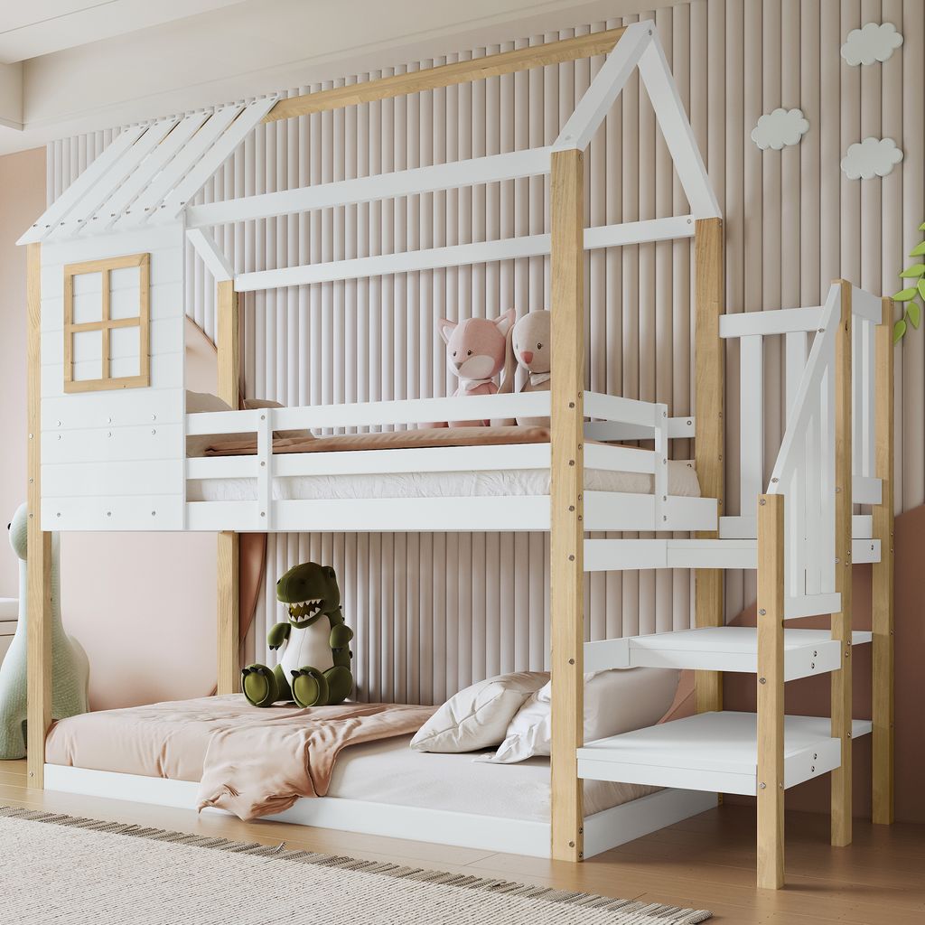Flieks Poschodová posteľ 90x200cm s ochranou proti Obrázok produktu 3