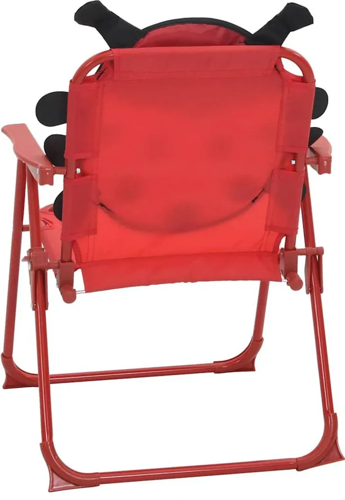 set bistrot da giardino per bambini da 3 pezzi con ombrellone rosso - 9