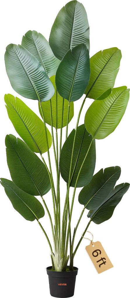 VEVOR Oiseau de paradis artificiel, 1,8 m de haut, plantes Image du produit 