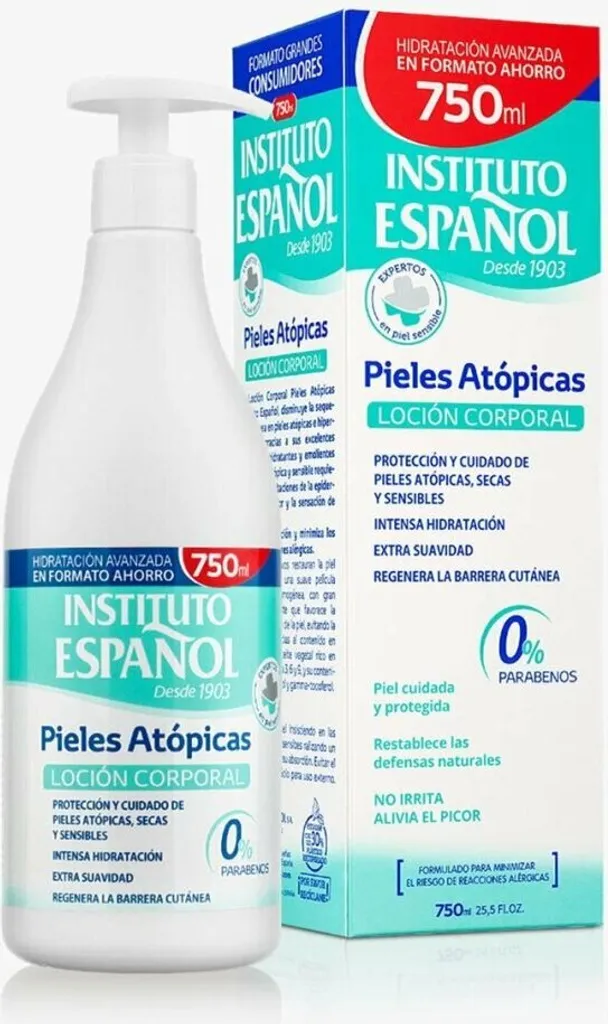 Crème Corps Piel Atópica Instituto Español sans Parabènes Soin 500ml