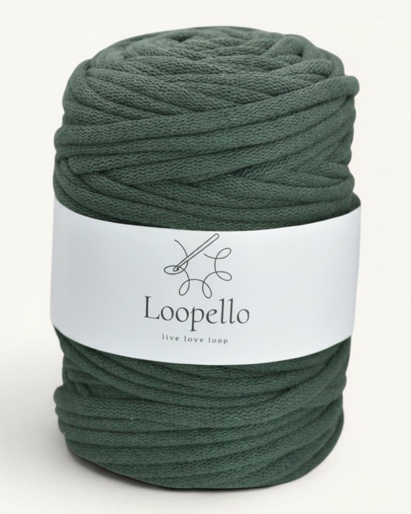 Loopello Baumwollkordel Pro 9 mm 100 m – Flaschengrün Produktbild 