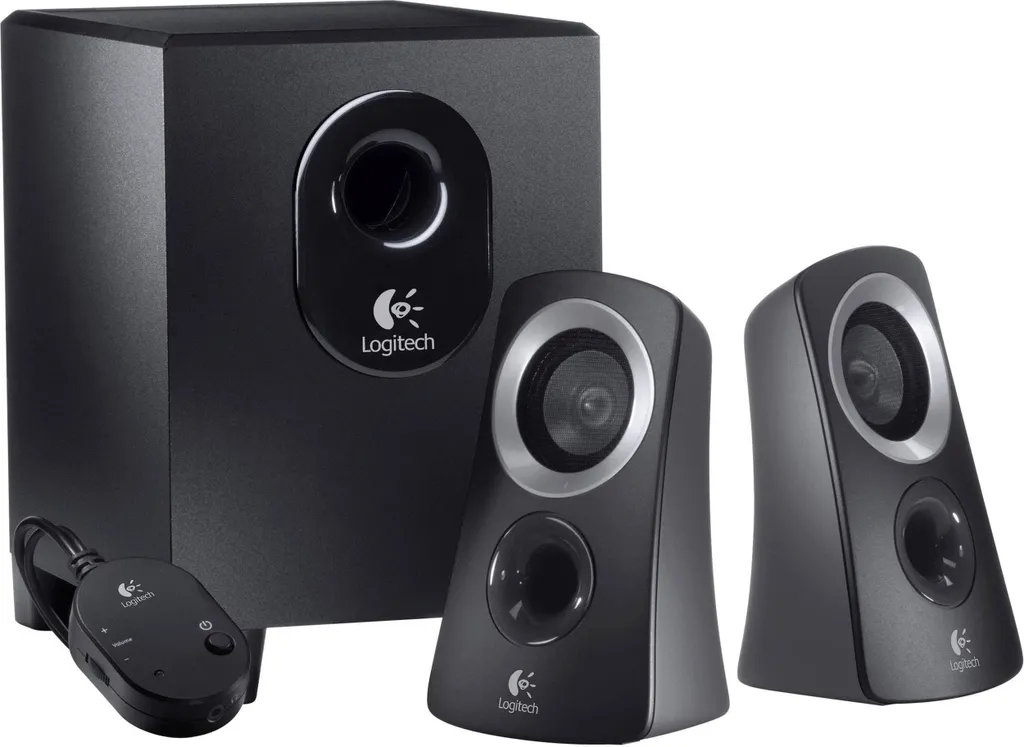 Enceintes PC 2.1 Logitech Z313 Son Multimédia avec Commande Filaire Noir - 17