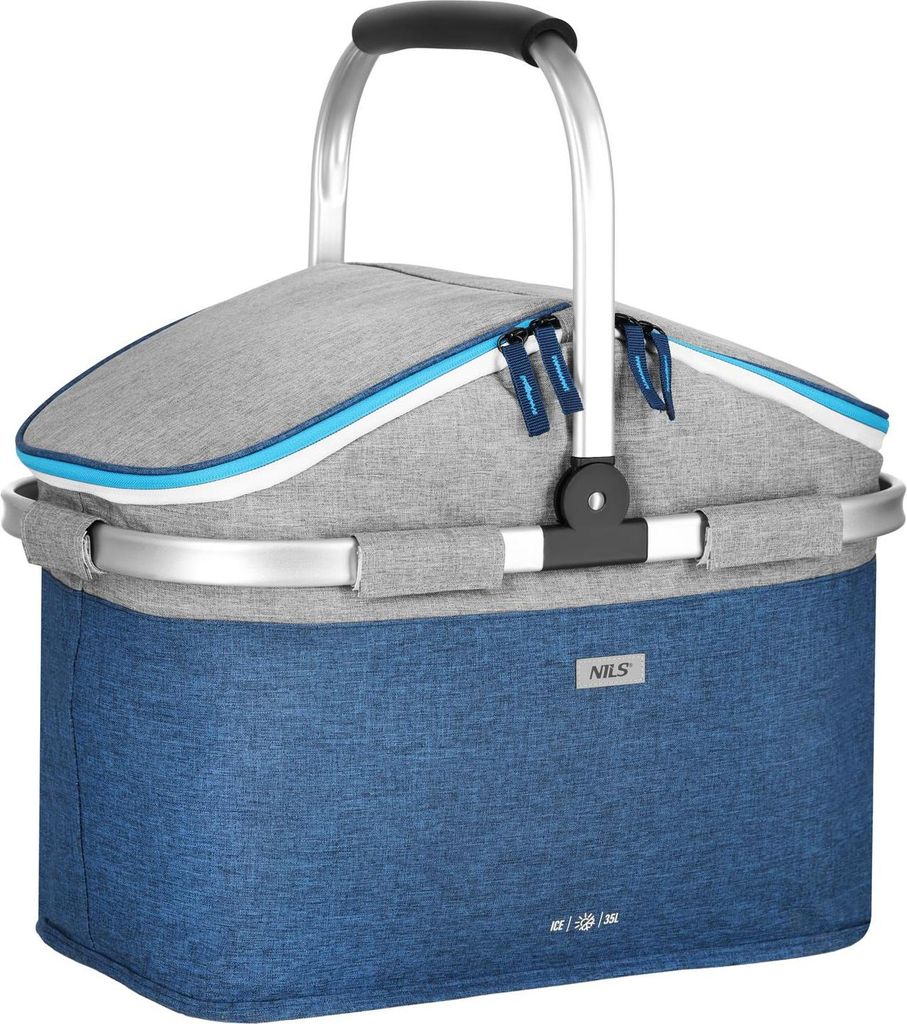 Kühltasche, Blau, 35L Fassungsvermögen
