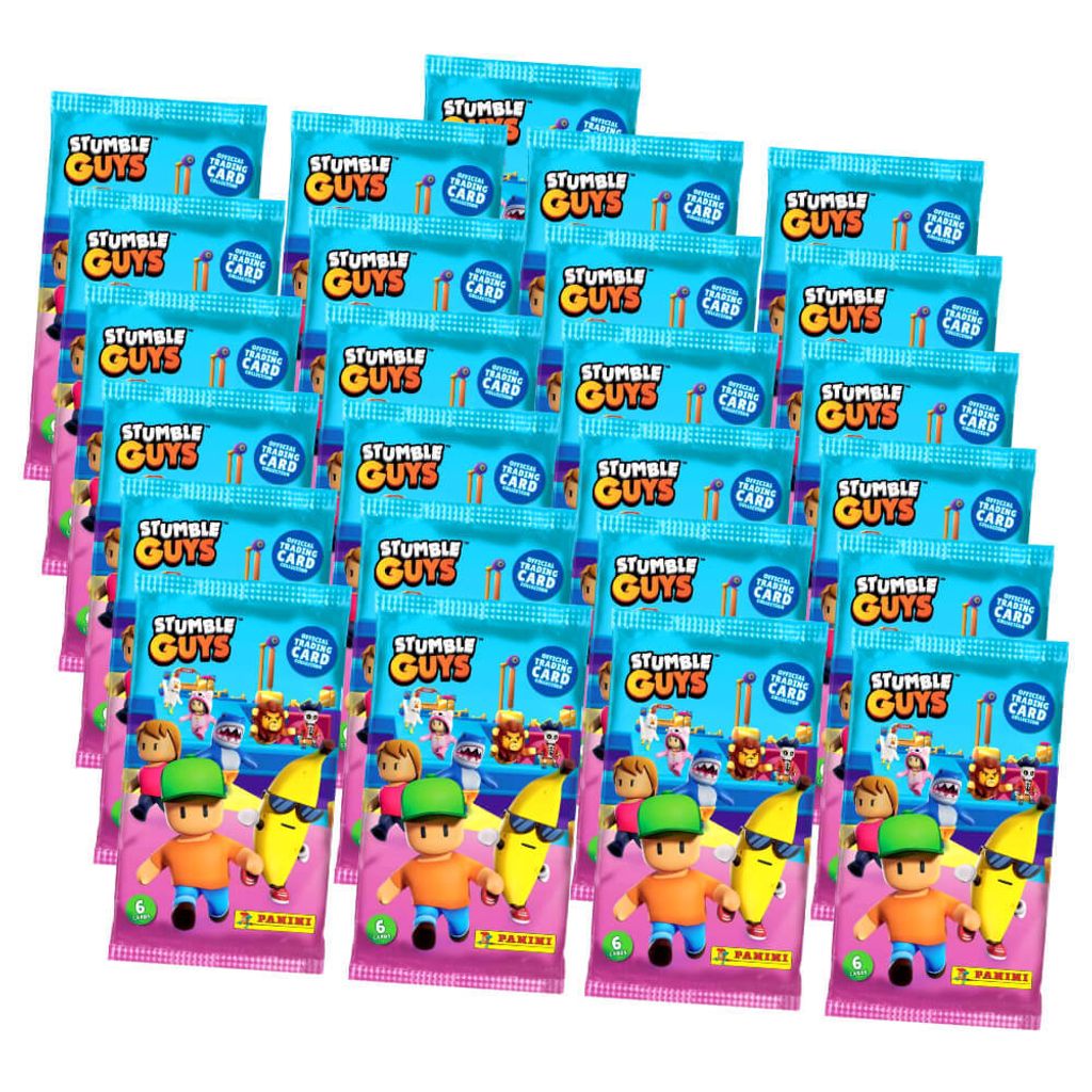 Panini Stumble Guys Karten Serie 1 - Sammelkarten Trading Cards - 25 Booster