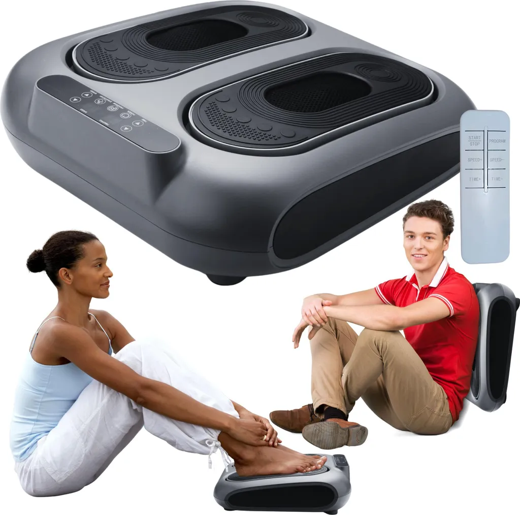 Masseur de Pieds FIT4MED Noir : 4 Programmes de Relaxation Intense