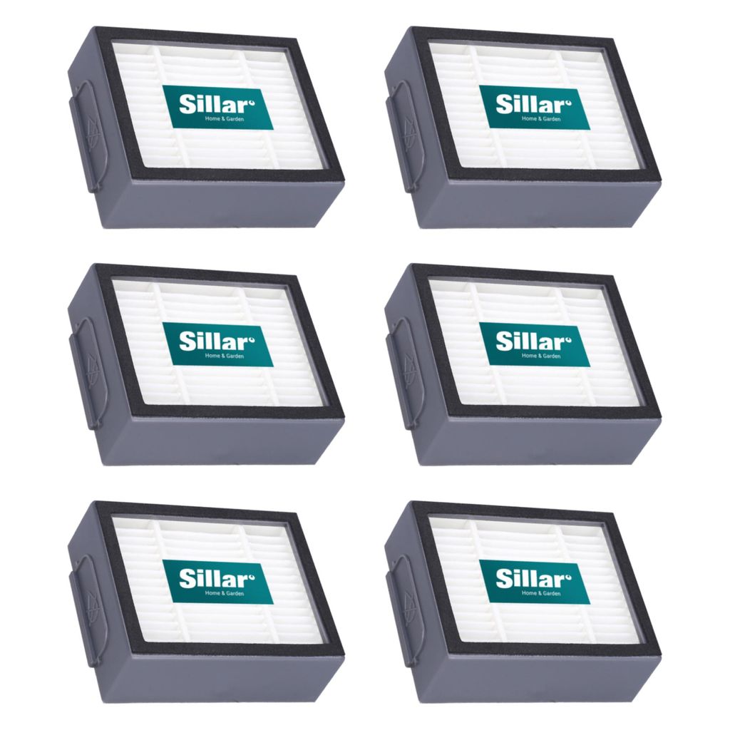 Sillar 6x HEPA Filter für iRobot Roomba e i j Serie – Produktbild 