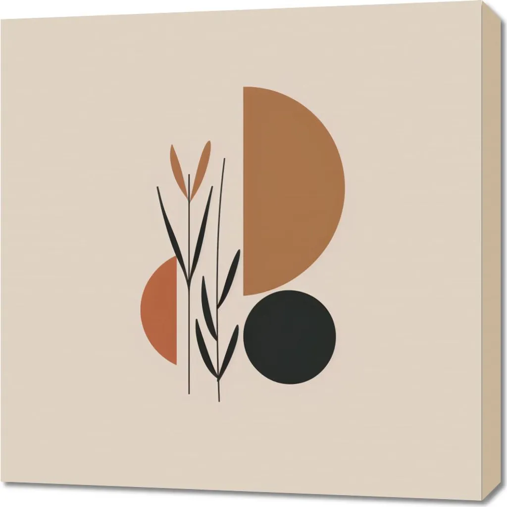 Tableau Décoratif Carré 70x70 cm - Déco Murale Connexion Harmonieuse