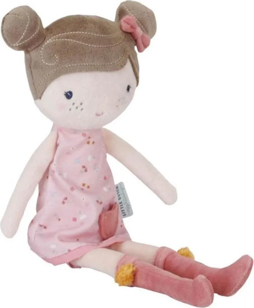 Poupée en tissu sécurisée Rose Little Dutch 50 cm - Sans éléments durs