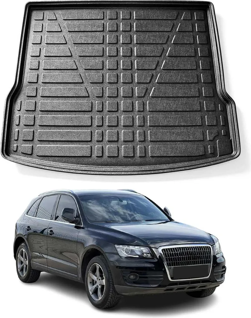 Tappetini Audi Q5 8RB 2008-2017 Gomma TPE Nero - Protezione Su Misura