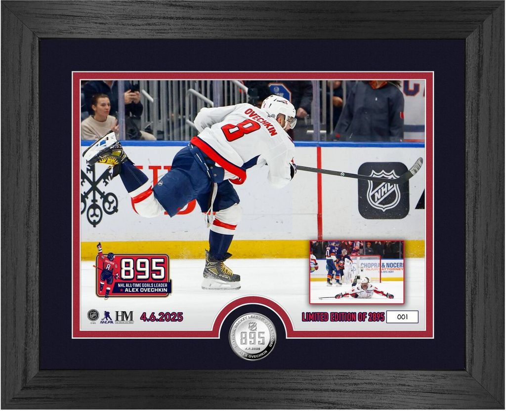 Alex Ovechkin 895 Goals Record NHL Coin Bild
