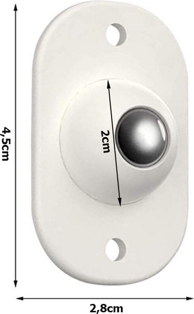 Verk 01811 Univerzální samolepící kolečka na nábytek Obrázek produktu 14