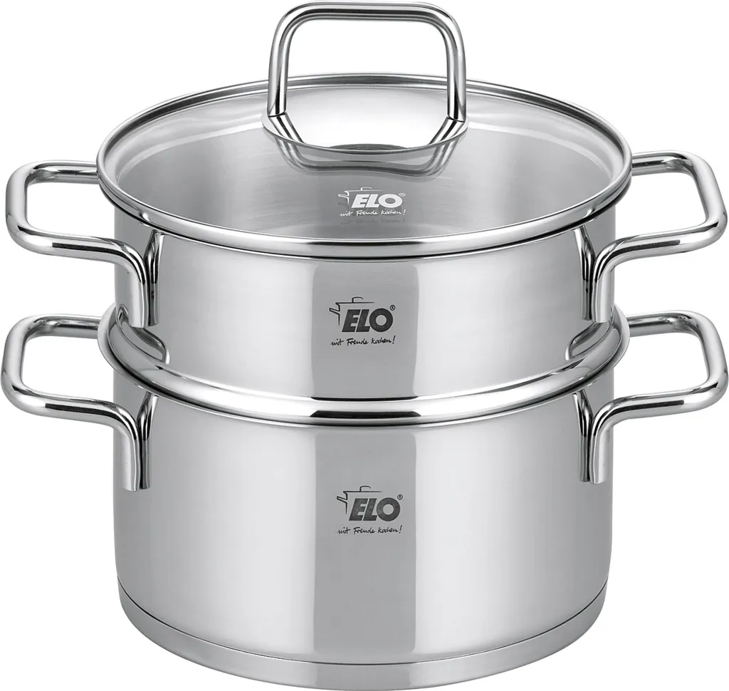 ELO Biodünster Citrino 18cm Acciaio Inox - Vaporiera Induzione Tedesca