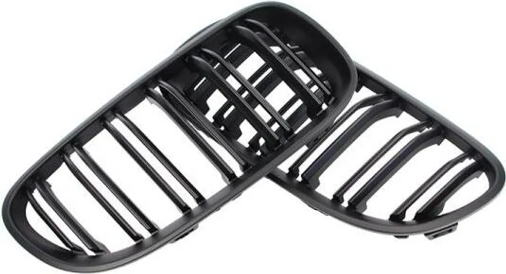 Calandre Double Lame Noir Brillant pour BMW E92 E93 2010-2013 Sport