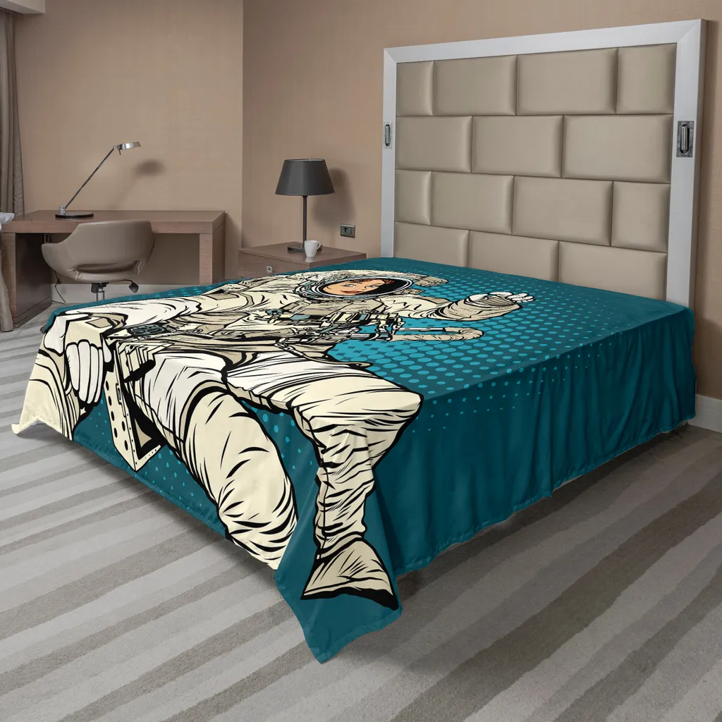 Lenzuolo ABAKUHAUS Astronauta Pop Art: Stile Spaziale 244x205