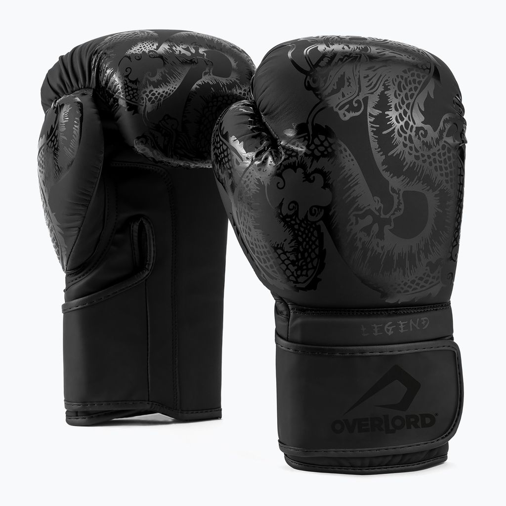 Overlord Boxhandschuhe Legend 12 oz, Schwarz