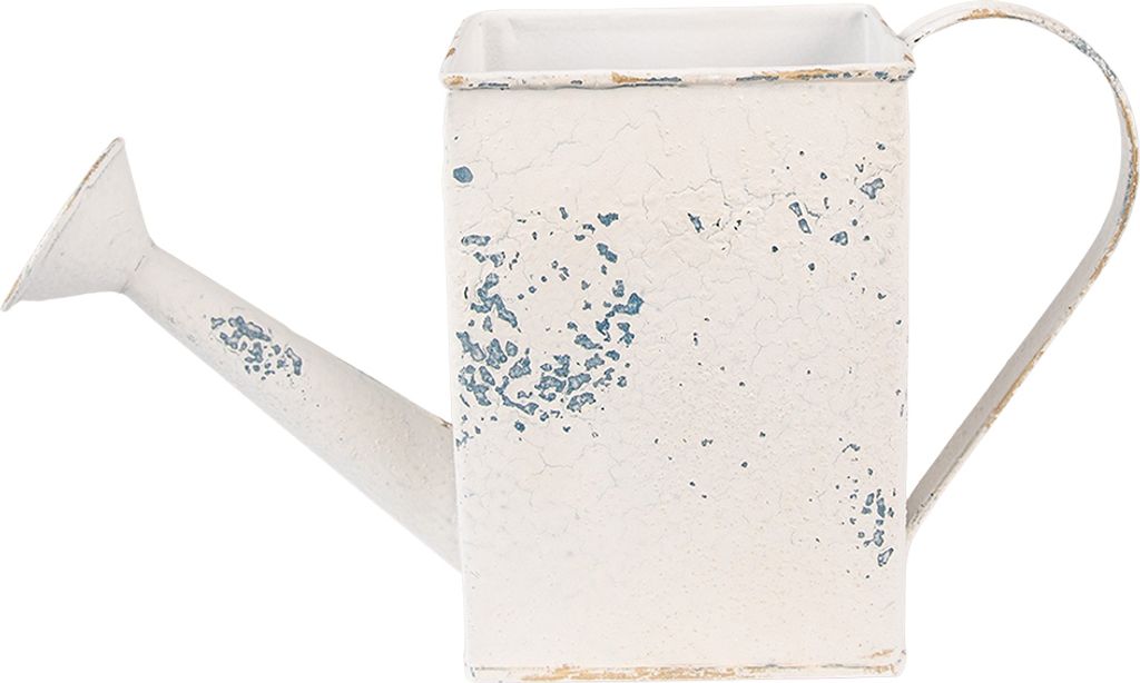 Clayre & Eef Dekoration Gießkanne 31x9x17 cm Beige Eisen