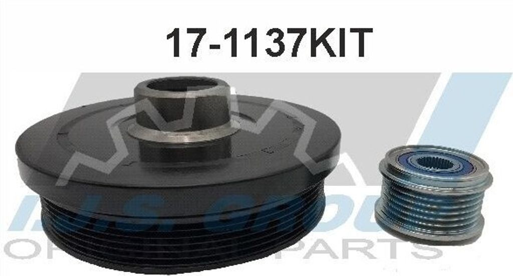 IJS GROUP Riemenscheibensatz Kurbelwelle 17-1137KIT für BMW 5 Touring (F11)