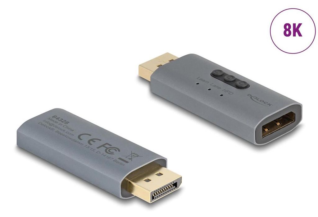 DELOCK DisplayPort EDID Emulator 8K