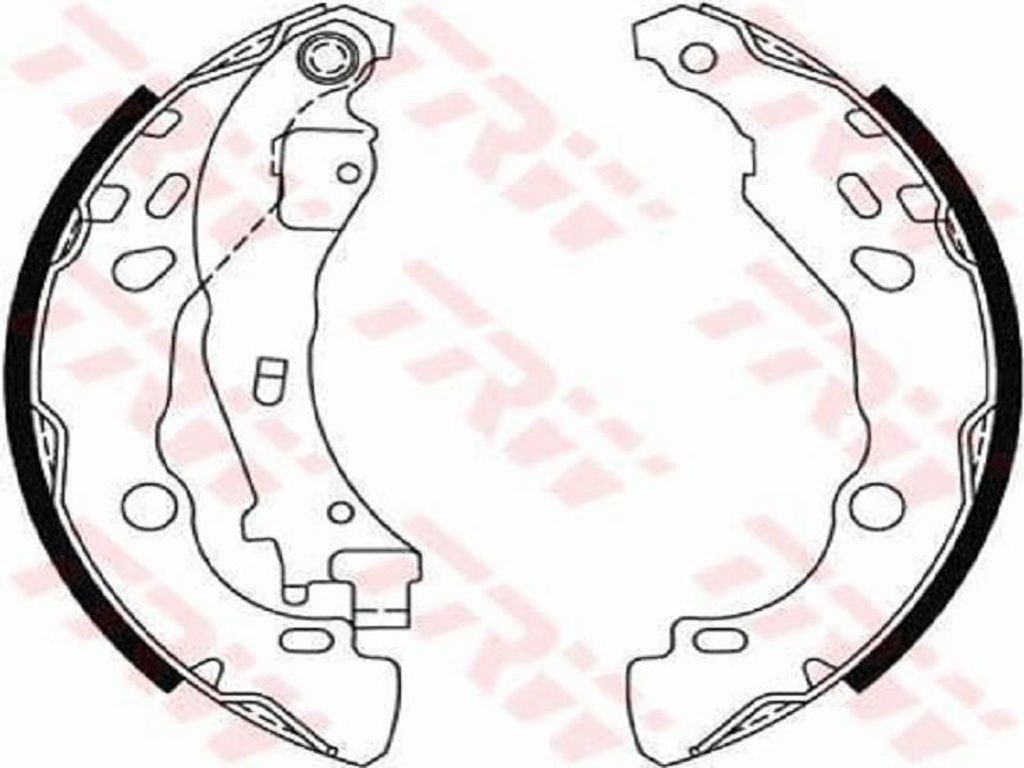 Trw Bremsbackensatz Hinterachse GS8474 Produktbild 