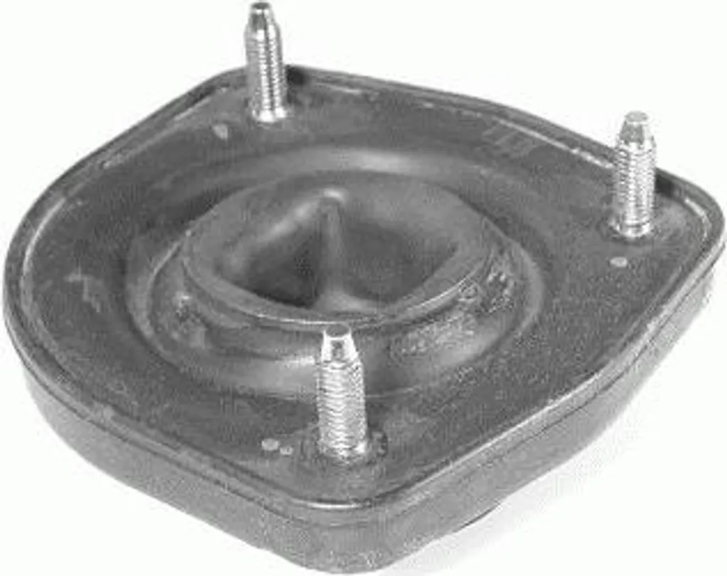 Support de jambe de suspension SACHS 802096 robuste en acier et gomme